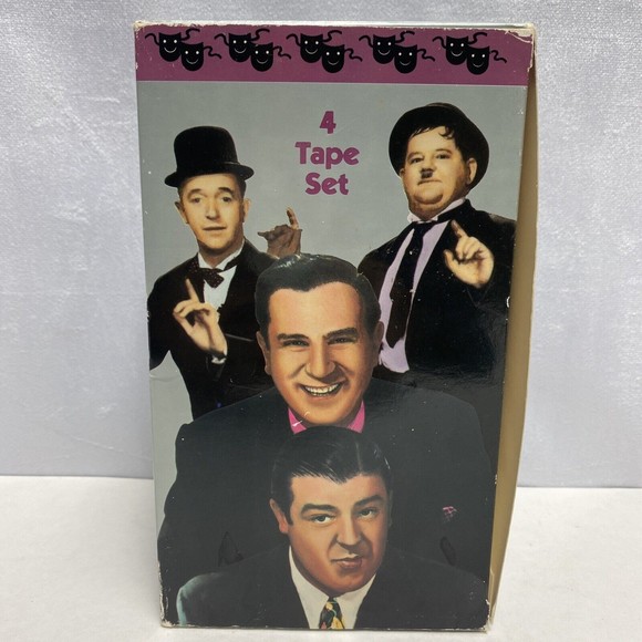 Comedy Abbott & Costello/Laurel & Hardy Set‎ 4 VHS Tapes Comedy Teams Classics - Picture 2 of 12